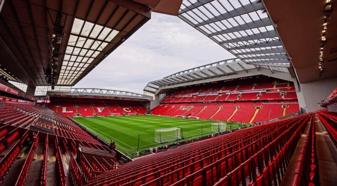 Rating Google Stadion Sepak Bola: Anfield Tertinggi